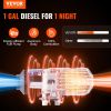 VEVOR Diesel Air Heater, 12V 5KW Diesel Heater with Remote Control and LCD, 10L Fuel Tank Diesel Parking Heater