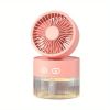 1pc USB Desktop Mini Fan Water Replenishing Spray Cooling Fan For Bedroom Office Cooling Fan Portable Humidifier Electric Fan
