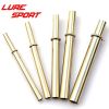 LureSport 5 sets Brass Ferrules Chrome Plated Rod connecting tube Mix Size Rod Building Component Repair Pole DIY Accessory