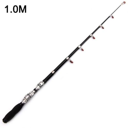 Mini 1.0m-2.3m Portable Telescopic Fishing Rod Spinning Carbon Fish Hand Fishing Tackle Sea Rod Fishing Pole