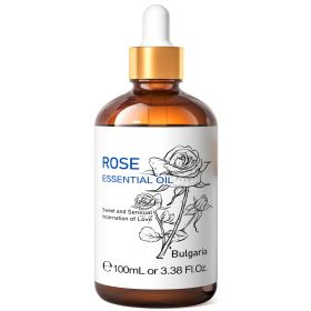 100ML Camphor Essential Oils, HIQILI 100% Premium Oil for Insect repellent, Stabilizing Emotions, Relieving fatigue, Diffuser (NET WT: 100ml, Color: Rose)