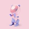1pc Mini Dog Portable Handheld Battery Operated Fan Desk Fan; USB Rechargeable Battery Operated Fan; 3 Speeds Silent Desk Fan Mini Small Fan