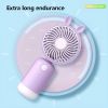 1pc; Cartoon Handheld Small Fan; Usb Portable Mini Rechargeable Silent Large Wind Fan