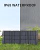 Solar Panel, Foldable Portable Solar Panel Battery Charger Kit with Adjustable Kickstand, Wire Storage Bag, MC4 Cable